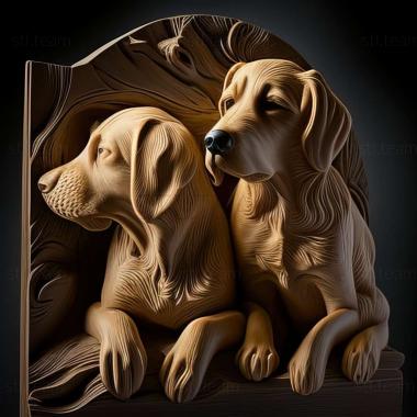 3D model dogs (STL)